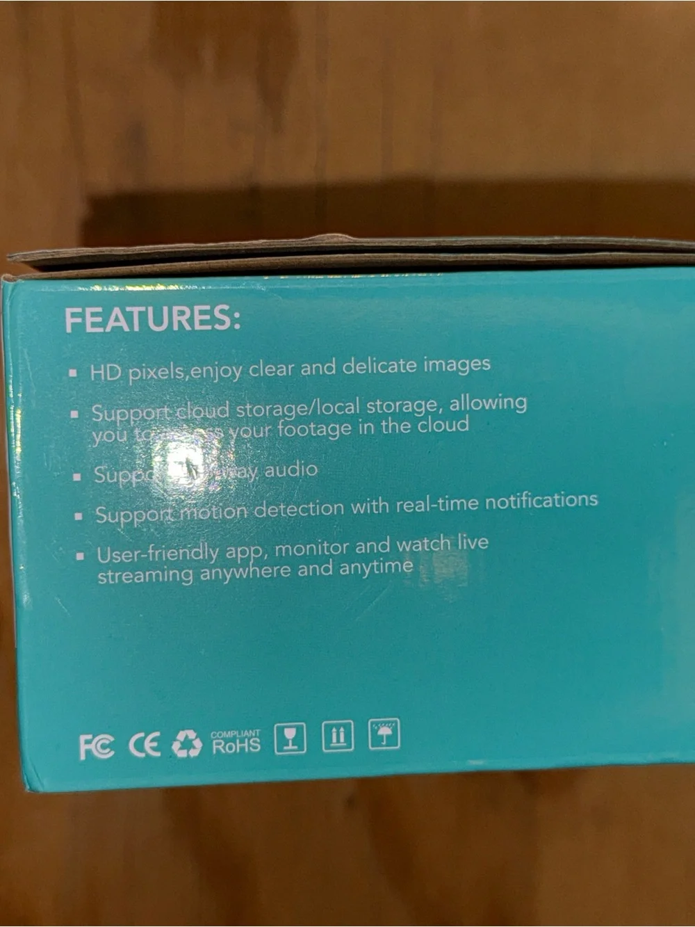 Smart HD Camera - Teal and White